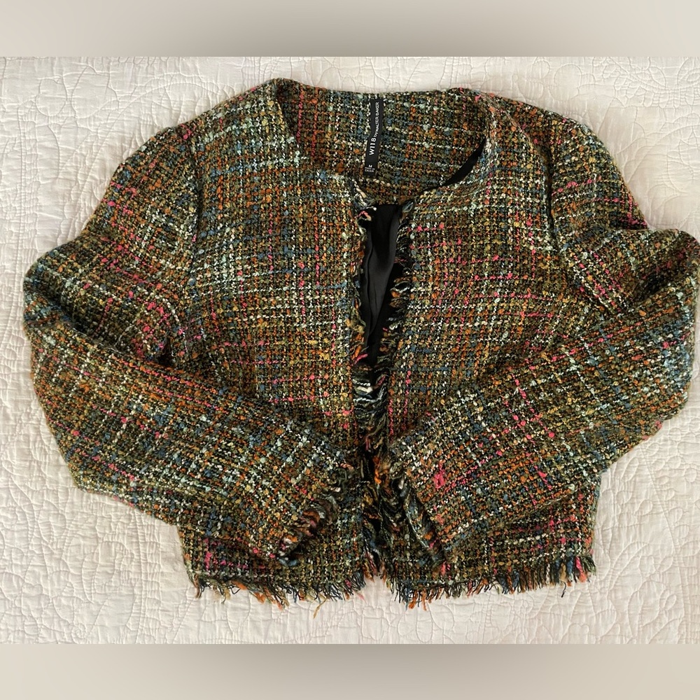 W118 by Walter Baker Colorful Tweed Jacket